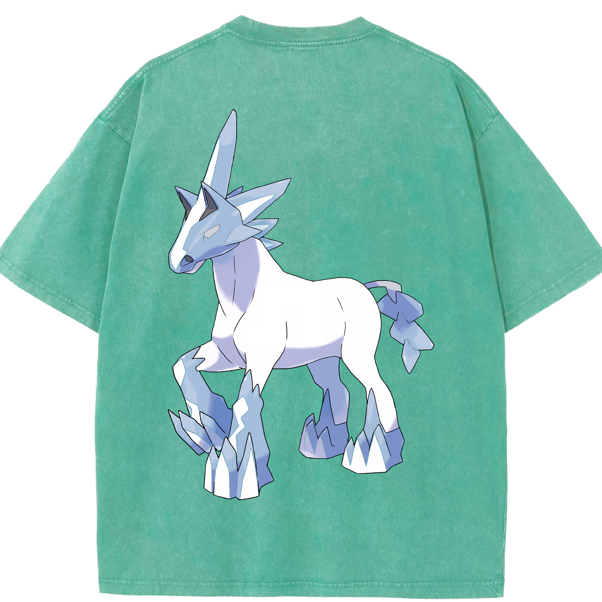 （画像用） ポケットモンスター Pokémon 綿100% ヴィンテージ風 半袖Tシャツ（背面プリント）